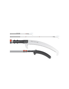 PERTIGA TELESCOPICA CON SERRUCHO SILKY HAYAUCHI 390 mm 3 EXTENSIONES 2,35 - 4,90 mt.