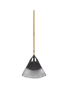 ESCOBA DE CESPED FISKARS SOLID XL CON MANGO