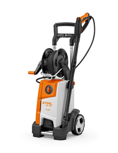 HIDROLIMPIADORA STIHL RE 140 PLUS 10-145 BAR 430-510 L/H 2,5 Kw. CON ROLLO PORTAMANGUERA