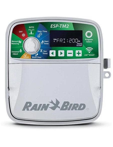 PROGRAMADOR 8 EST. RAIN BIRD TM2-8-E WIFI TRANSF. INTERNO 24V