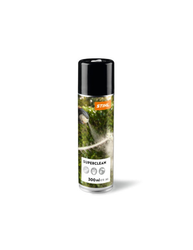 SPRAY LIMPIADOR SUPERCLEAN STIHL DISOLVENTE RESINA 300 ml.