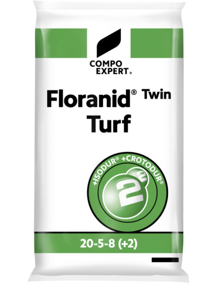 ABONO FLORANID CESPED TWIN TURF 20.05.08  25 Kg. (LIBERACION LENTA 3-4 MESES)