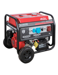 GENERADOR HONDA X 70 MTE GX390 11,7 cv 6.000 VA 389 cm3 TRIFASICO ARRANQUE MANUAL/ELECTRICO 2