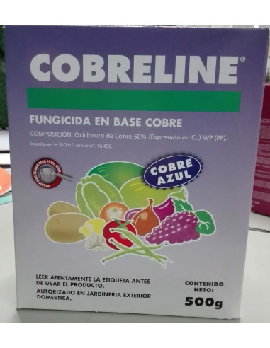 FUNGICIDA - BACTERICIDA EN BASE COBRELINE MASSO 500 gr. (ACCION PREVENTIVA)