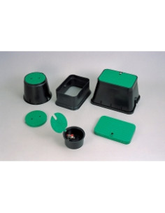 ARQUETA RAIN BIRD REDONDA 2 VALVULAS 34Cm (24Cm TAPA)